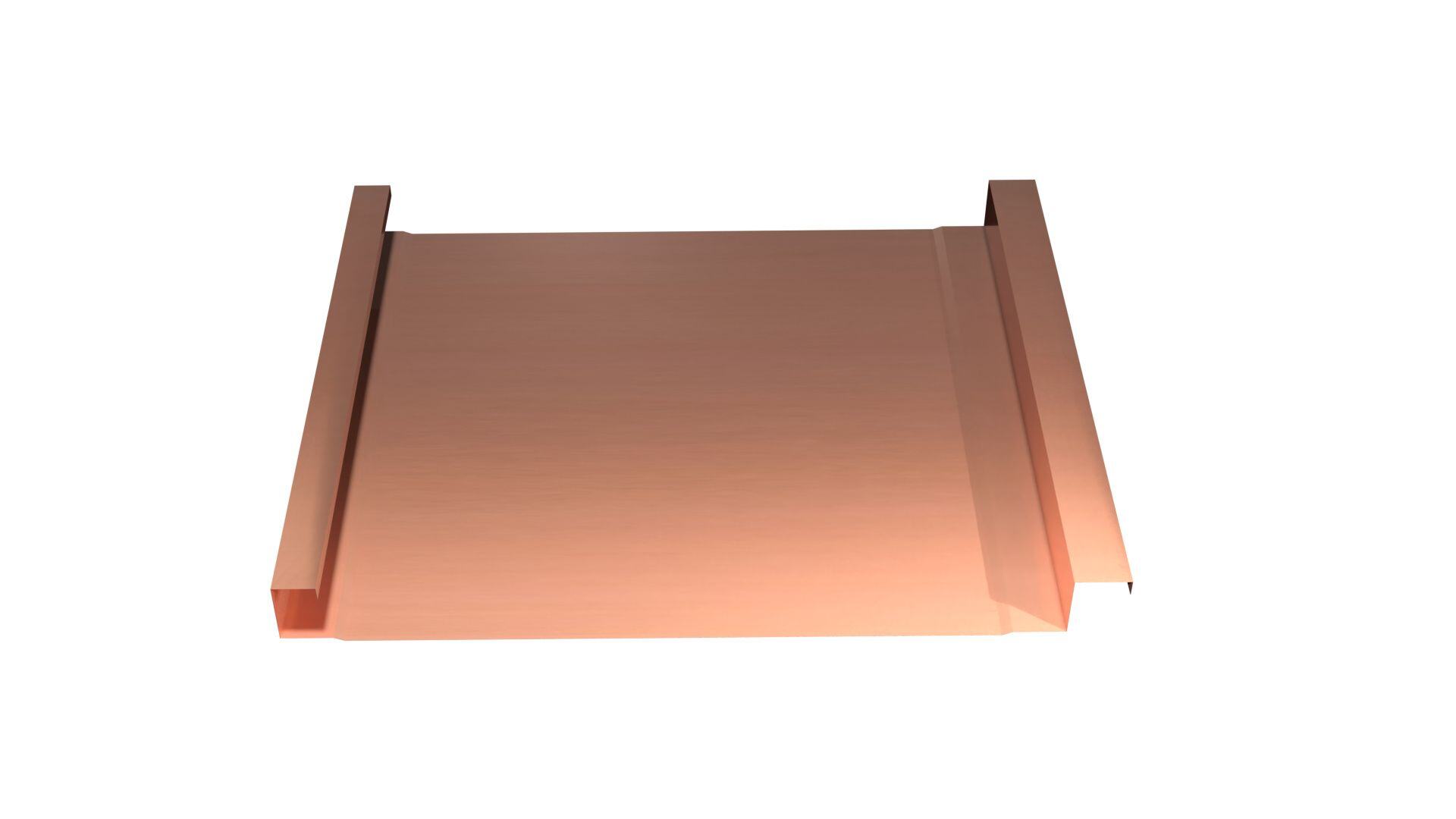 Mechanically Seamed Copper Standing Seam Roofing Panels
